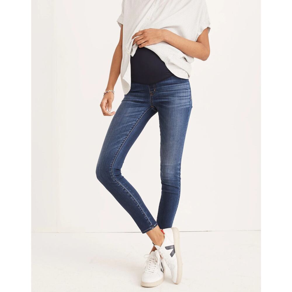 MADEWELL Over the Belly Skinny Jeans Danny Wash Denim Jeans NWT Size 29